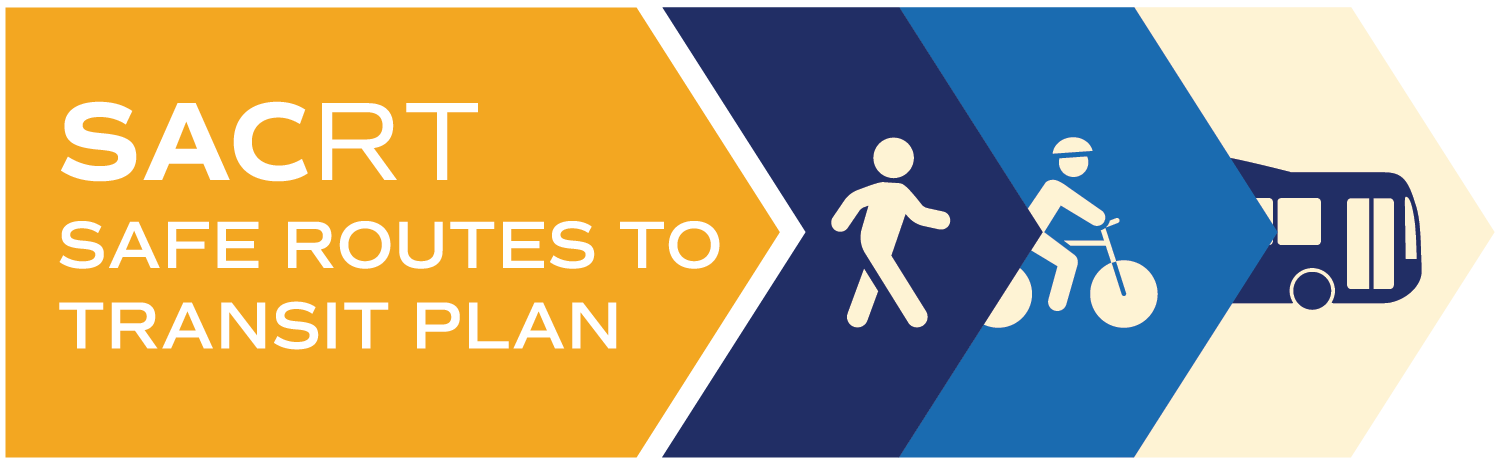 SacRT Safe Routes to Transit logo