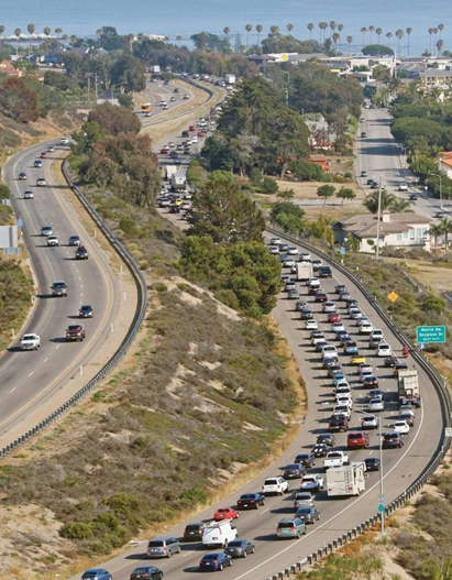 Traffic congestion on a highway